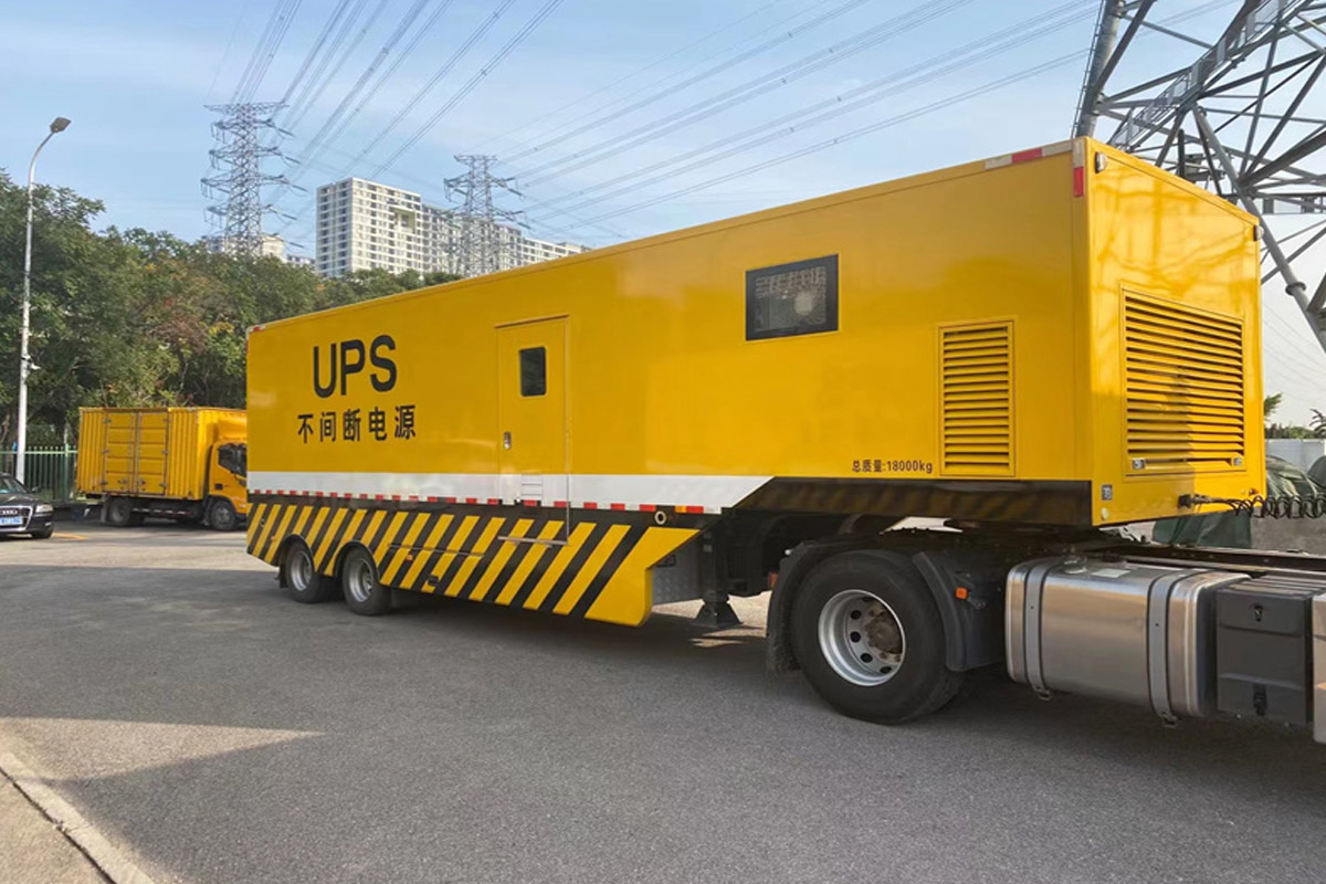 肃北发电机租赁施工现场